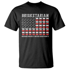 Funny BBQ Lover T Shirt Brisketarian Because Brisket Never Disappoints TS09 Black Print Your Wear