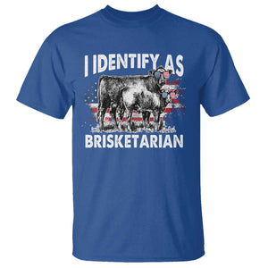 Funny BBQ Lover T Shirt I Identify As Brisketarian TS09 Royal Blue Print Your Wear