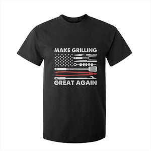 Funny BBQ Grilling Pitmaster T Shirt For Kid Make Grilling Great Again Chef Smoking Tools TS09 Black Print Your Wear
