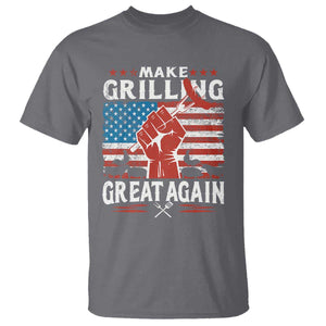 Funny BBQ Lover T Shirt Make Grilling Great Again Smoker Grill Sausages TS09 Charcoal Print Your Wear
