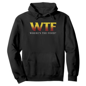 Funny BBQ Lover Hoodie WTF Where's The Food Grilling TS09 Black Print Your Wear