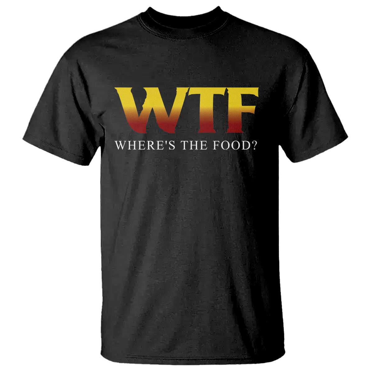 Funny BBQ Lover T Shirt WTF Where's The Food Grilling TS09 Black Print Your Wear
