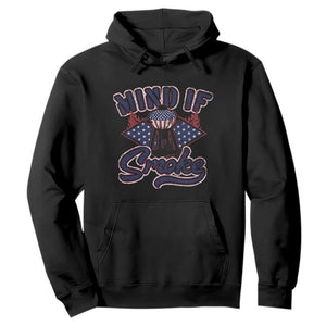 Funny BBQ Grilling Hoodie Mind If I Smoke Smoker TS09 Black Print Your Wear