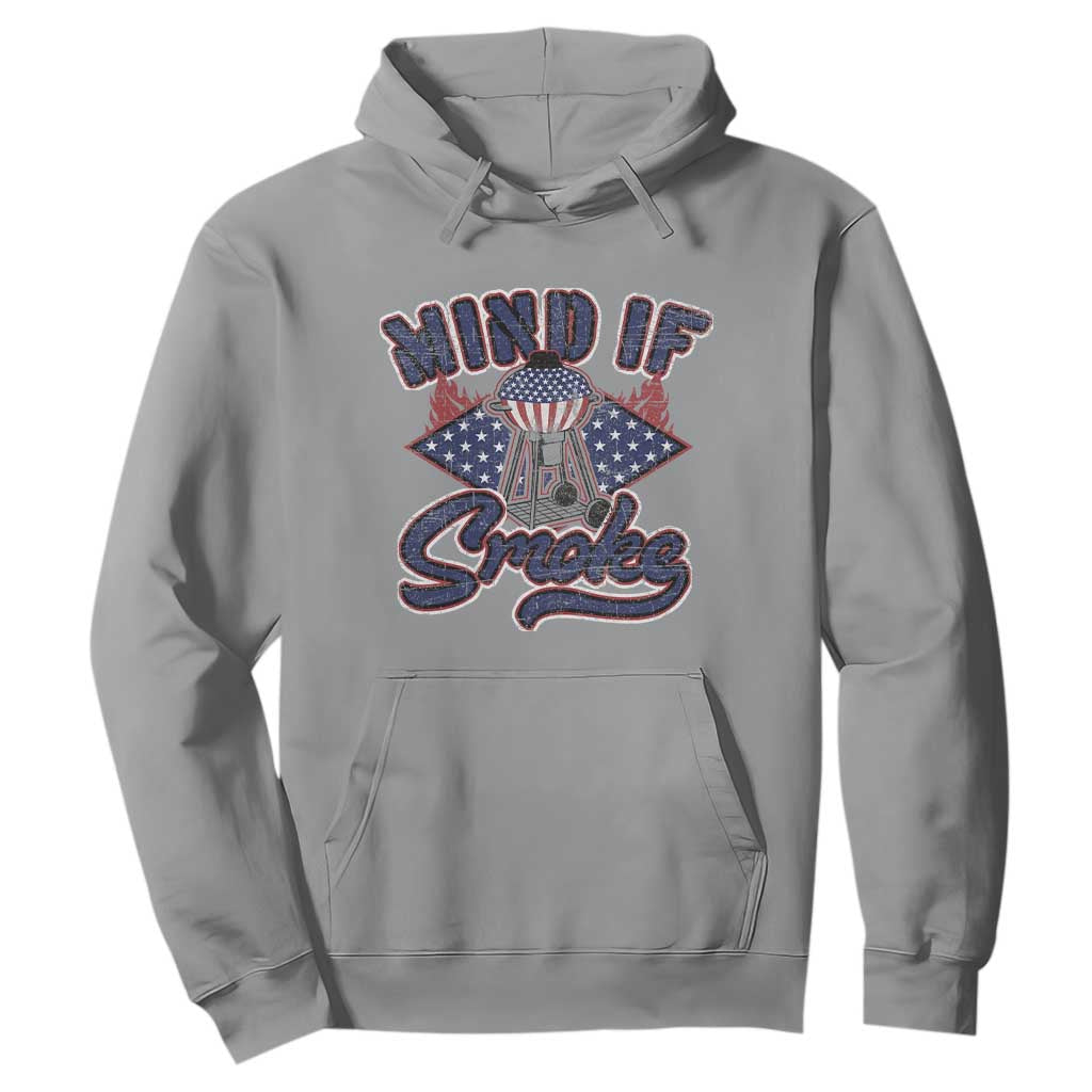 Funny BBQ Grilling Hoodie Mind If I Smoke Smoker TS09 Sport Gray Print Your Wear