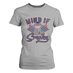 Funny BBQ Grilling T Shirt For Women Mind If I Smoke Smoker TS09 Sport Gray Print Your Wear
