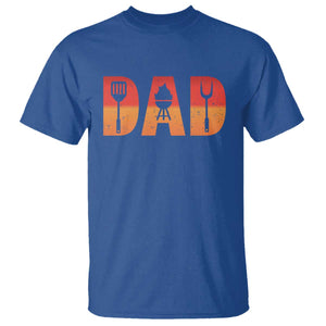 Funny BBQ Grill Dad T Shirt TS09 Royal Blue Print Your Wear