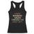 Funny BBQ Grilling Racerback Tank Top I Enjoy Romantic Walks Through The Meat Dept TS09 Black Print Your Wear