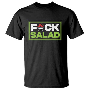 Funny BBQ Lover T Shirt Fxxk Salad Anti Vegan Jokes TS09 Black Print Your Wear