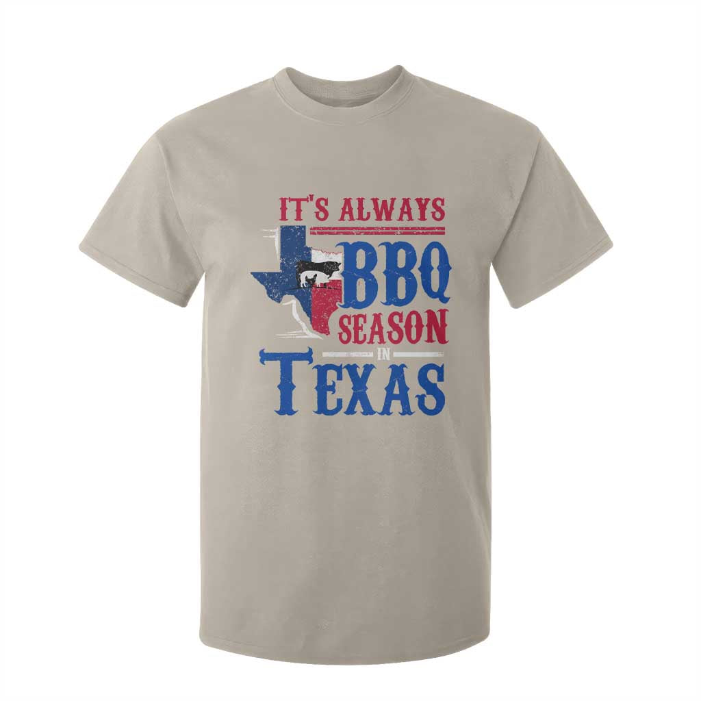 Texas BBQ Lover T Shirt For Kid It's Always BBQ Season In Texas TS09 Sand Print Your Wear