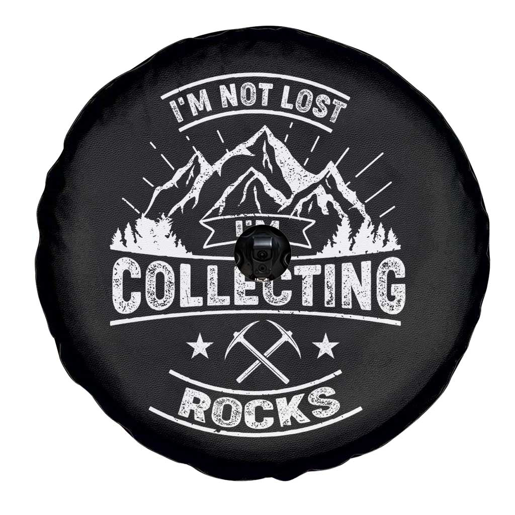 Rock Collector Spare Tire Cover I'm Not Lost I'm Collecting Rocks Geologist TS09 Print Your Wear