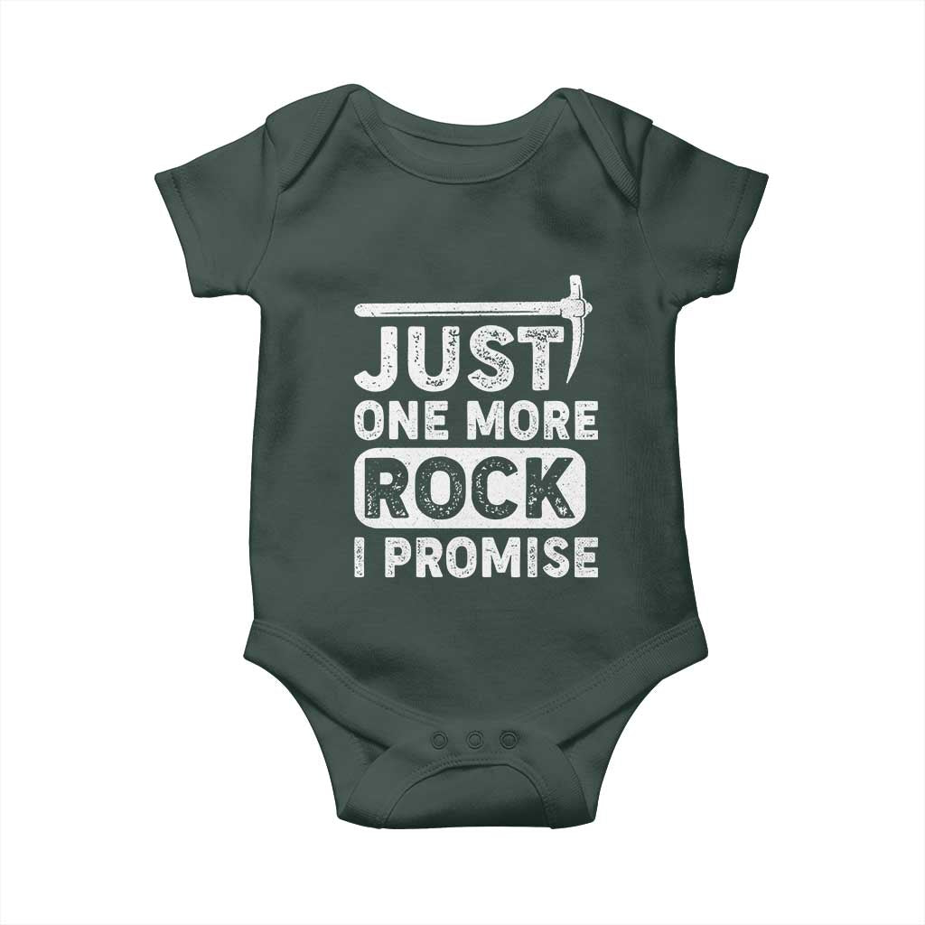 Rock Collector Baby Onesie Just One More Rock I Promise TS09 Print Your Wear