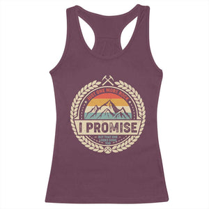 Geologist Racerback Tank Top Just One More Rock I Promise Rock Collector TS09 Maroon Print Your Wear