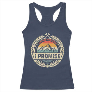 Geologist Racerback Tank Top Just One More Rock I Promise Rock Collector TS09 Navy Print Your Wear