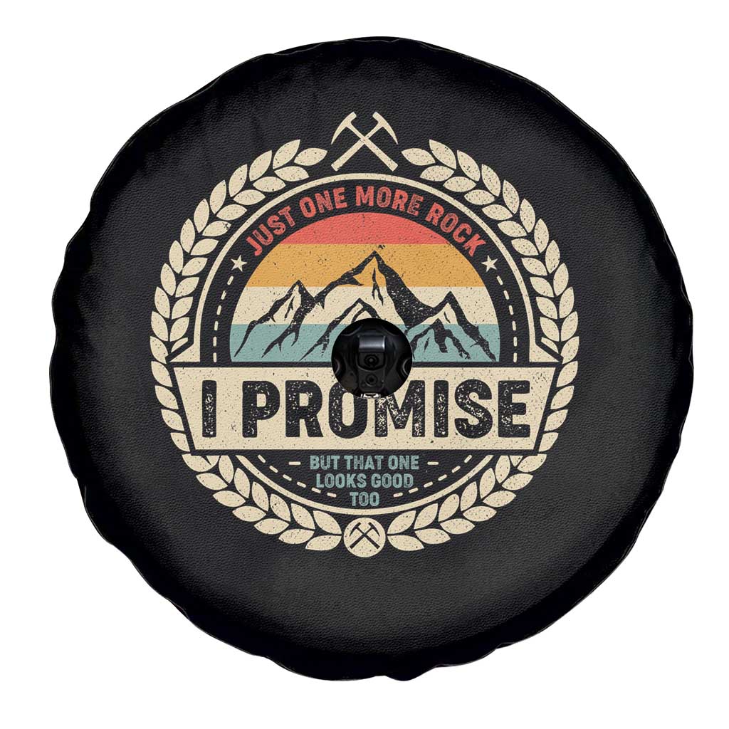 Geologist Spare Tire Cover Just One More Rock I Promise Rock Collector TS09 Print Your Wear