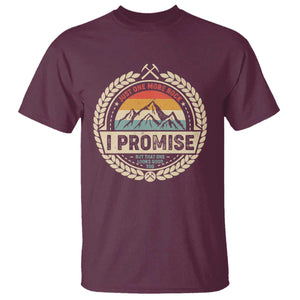 Geologist T Shirt Just One More Rock I Promise Rock Collector TS09 Maroon Print Your Wear