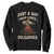 Funny Volcanologist Sweatshirt Just A Boy Who Loves Volcanoes Lava TS09 Black Print Your Wear