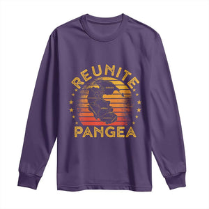 Funny Geologist Reunite Pangaea Long Sleeve Shirt TS09 Purple Print Your Wear