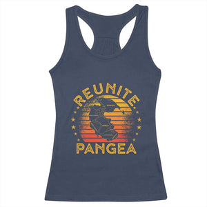 Funny Geologist Reunite Pangaea Racerback Tank Top TS09 Navy Print Your Wear