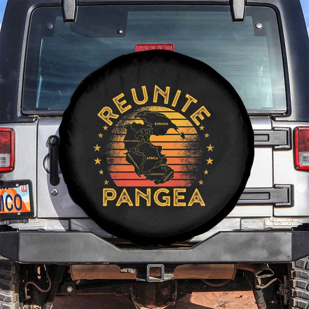 Funny Geologist Reunite Pangaea Spare Tire Cover TS09 No hole Black Print Your Wear