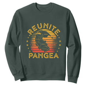 Funny Geologist Reunite Pangaea Sweatshirt TS09 Dark Forest Green Print Your Wear