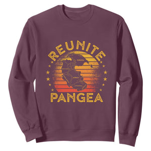 Funny Geologist Reunite Pangaea Sweatshirt TS09 Maroon Print Your Wear