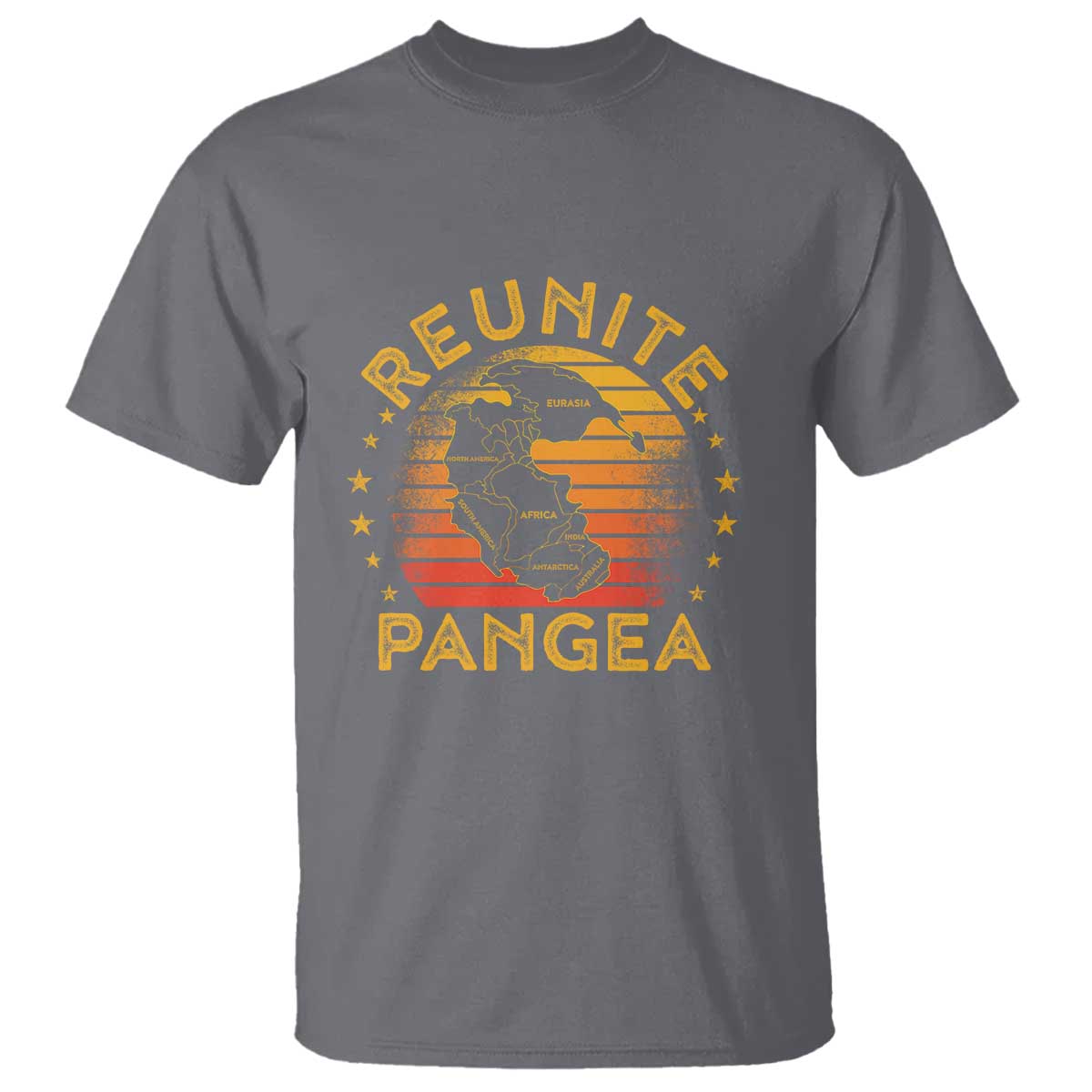 Funny Geologist Reunite Pangaea T Shirt TS09 Charcoal Print Your Wear