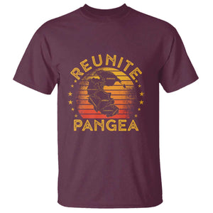 Funny Geologist Reunite Pangaea T Shirt TS09 Maroon Print Your Wear