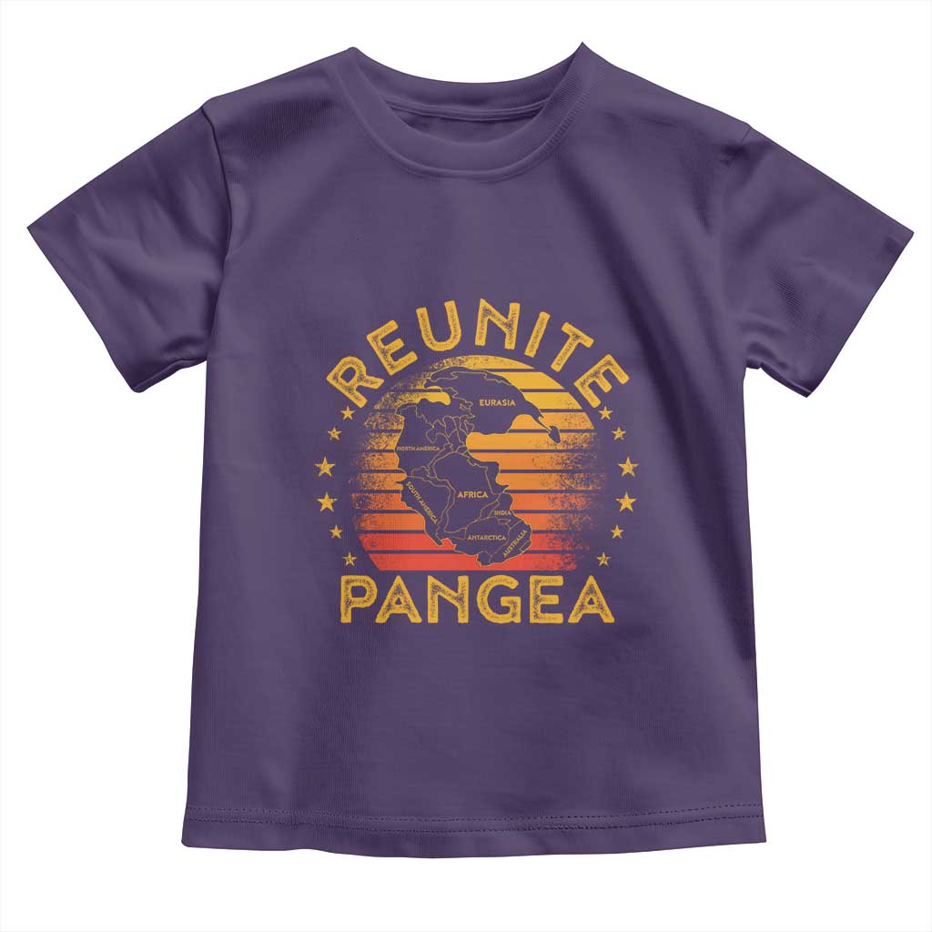 Funny Geologist Reunite Pangaea Toddler T Shirt TS09 Purple Print Your Wear