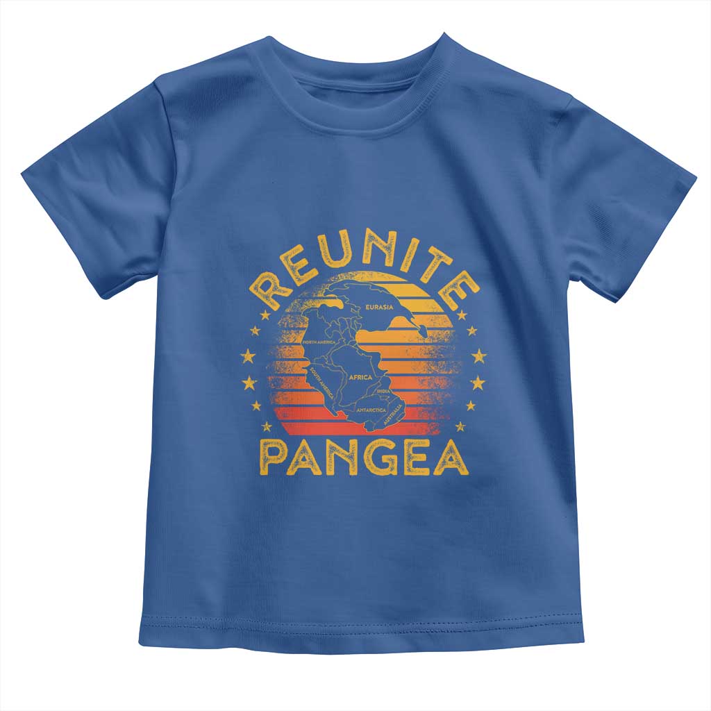 Funny Geologist Reunite Pangaea Toddler T Shirt TS09 Royal Blue Print Your Wear