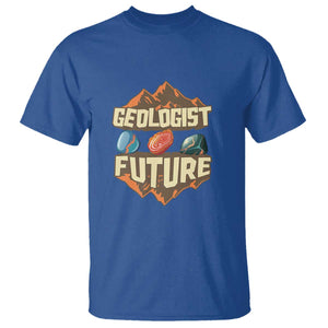Future Geologist T Shirt Geology Student Earth Science TS09 Royal Blue Print Your Wear