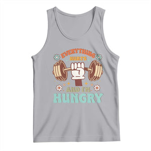 Gymer Tank Top Everything Hurts And I'm Hungry TS09 Athletic Heather Print Your Wear