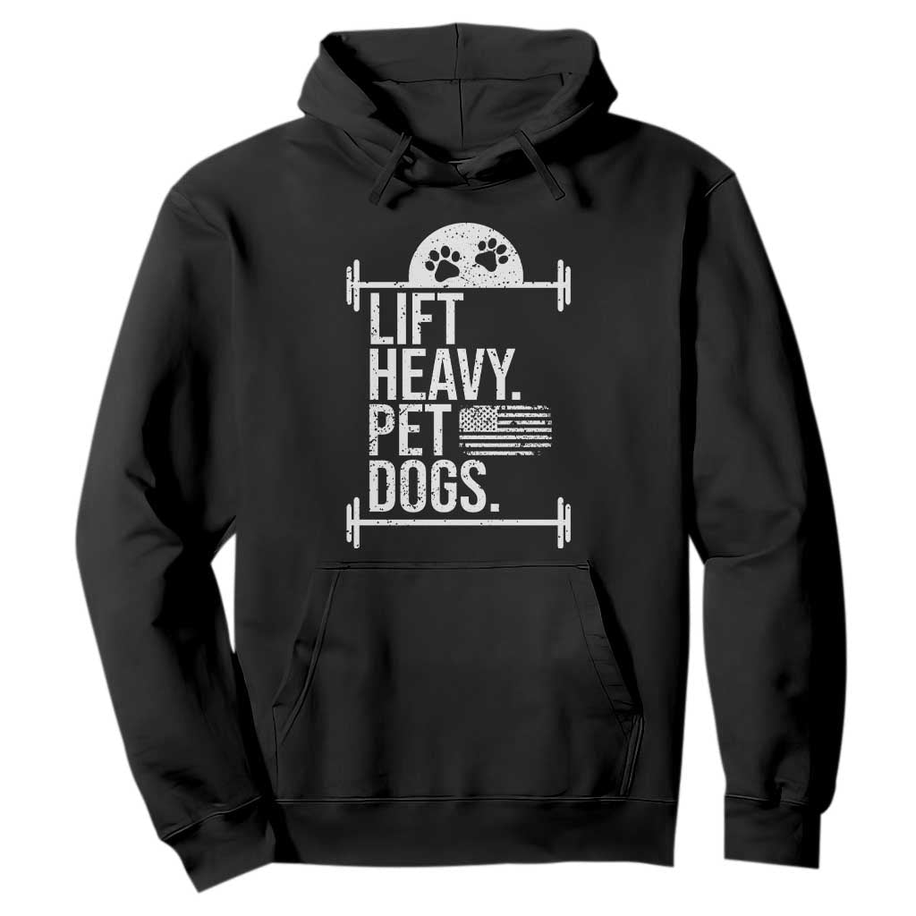Gymer Dog Lover Hoodie Lift Heavy Pet Dogs TS09 Black Print Your Wear