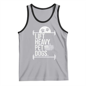 Gymer Dog Lover Tank Top Lift Heavy Pet Dogs TS09 Athletic Heather Black Print Your Wear