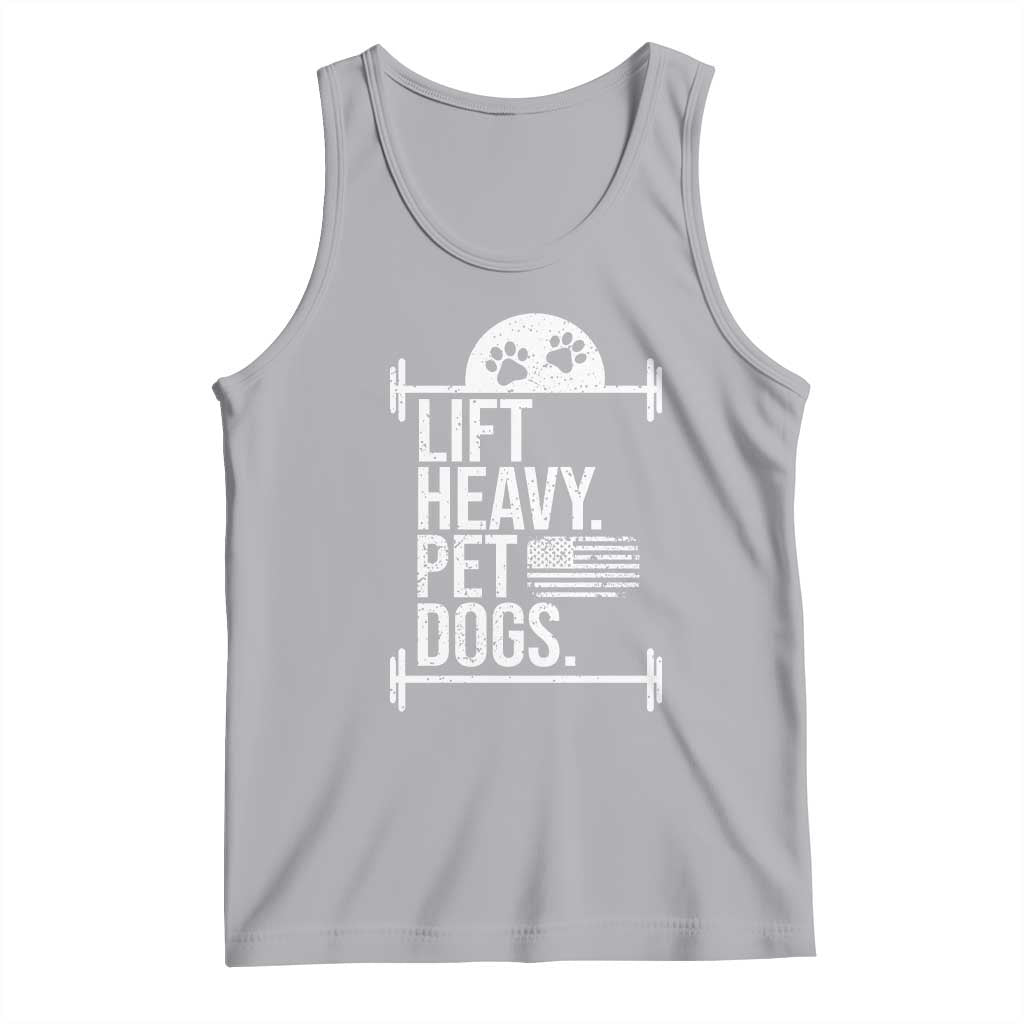 Gymer Dog Lover Tank Top Lift Heavy Pet Dogs TS09 Athletic Heather Print Your Wear