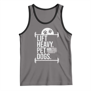 Gymer Dog Lover Tank Top Lift Heavy Pet Dogs TS09 Deep Heather Black Print Your Wear