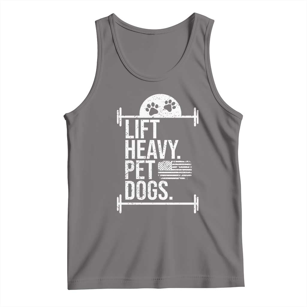 Gymer Dog Lover Tank Top Lift Heavy Pet Dogs TS09 Deep Heather Print Your Wear