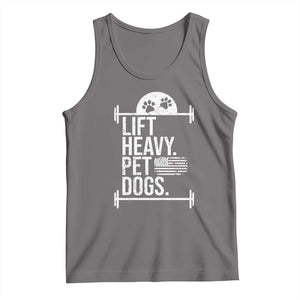 Gymer Dog Lover Tank Top Lift Heavy Pet Dogs TS09 Deep Heather Print Your Wear