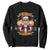Funny Christmas Bitcoin Sweatshirt Ho Ho Hold Merry Crypto Santa Trump TS09 Black Print Your Wear