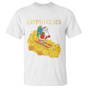 Funny Christmas Bitcoin Crypto Claus T Shirt TS09 White Print Your Wear