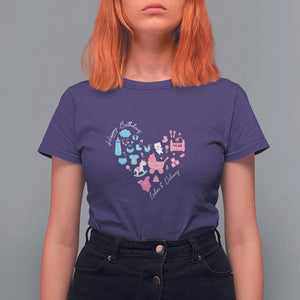 Happy Birthday Specialist Labor and Delivery RN or OB Nurse T Shirt For Women TS09 Purple Printyourwear