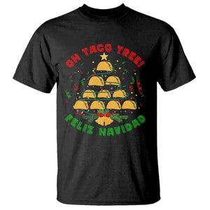 Funny Mexico Xmas T Shirt Oh Taco Tree Tacos Lover TS09 Black Print Your Wear
