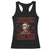 Funny Mexico Xmas Racerback Tank Top Tuki Tuki Burrito Cute Donkey Feliz Navidad TS09 Black Print Your Wear
