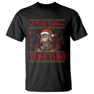 Funny Mexico Xmas T Shirt Tuki Tuki Burrito Cute Donkey Feliz Navidad TS09 Black Print Your Wear