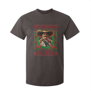 Funny Mexico Xmas T Shirt For Kid Feliz Navidad El Rey Vicente TS09 Dark Chocolate Print Your Wear