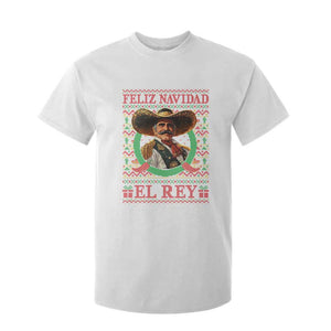 Funny Mexico Xmas T Shirt For Kid Feliz Navidad El Rey Vicente TS09 White Print Your Wear