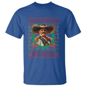 Funny Mexico Xmas T Shirt Feliz Navidad El Rey Vicente TS09 Royal Blue Print Your Wear