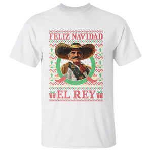 Funny Mexico Xmas T Shirt Feliz Navidad El Rey Vicente TS09 White Print Your Wear
