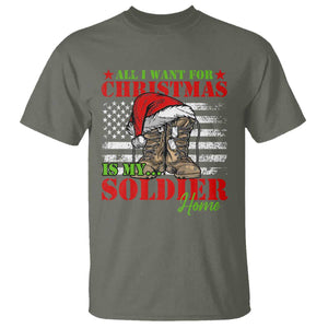All I Want For Christmas Is My Soldier Home T Shirt TS09 Military Green Print Your Wear
