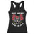 Valentine's Day Racerback Tank Top Roses are Red Inside I'm Dead Skeleton Heart Shape TS09 Black Print Your Wear