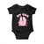 Valentine's Day Baby Onesie My Boo Cute Lover Couple Ghost TS09 Black Print Your Wear
